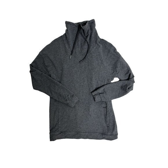 Lululemon Womens Size 4 Gray Twisted & Tucked‎ Long Sleeve Sweater - Picture 1 of 8